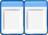 Two Web Browser Windows Clip Art
